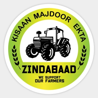 Kisaan Ekta Zindabaad Sticker